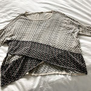 Anthropologie | Knit Top With Beaded Accents